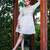 Hand work khadi cotton dress
