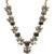 Rose gold plated multicolor ad necklace set