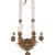 Antique finish white temple necklace set