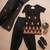 Black floral embellished FARSHI SALWAR KAMEEZ SET