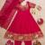 Red gota patti anarkali suit