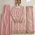 Pink embroidered festive suit