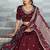 Navyblue Vichitra Silk Embroidered Work Wedding Lehenga Choli