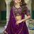 Wine Rangoli Silk Embroidered Work Wedding Lehenga Choli