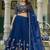 Navyblue Rangoli Silk Embroidered Work Wedding Lehenga Choli