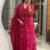 WOMEN COTTON EMBROIDERY A-LINE KURTA WITH PANT AND DUPATTA 