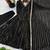 Black Color Real Mirror Work With Handwork mal Chanderi Gown Set