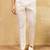 White viscose silk thread & sequence embroidered work kurta with dupatta