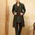Green viscose silk thread & sequence embroidered work kurta with dupatta