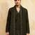 Green viscose silk thread & sequence embroidered work kurta with dupatta