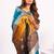 Firozi color silk blend resham weaves sarees
