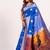 Royal color silk blend resham weaves sarees