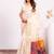White color silk blend resham weaves sarees