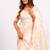White color silk blend resham weaves sarees