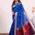 Royal color silk blend resham weaves sarees