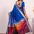Royal color silk blend resham weaves sarees