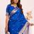 Royal color silk blend resham weaves sarees