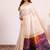 White color silk blend silk blend resham weaves sarees