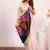 White color silk blend silk blend resham weaves sarees