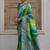 Green color silk blend handloom silk blend kadwa weaves sarees