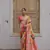 Yellow color silk blend handloom silk blend kadwa weaves sarees