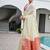 White color khadi  silk blend weaving patola sarees