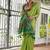 Green color khadi  silk blend weaving patola sarees