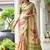 Multi color satin silk blend classic digital printed sarees