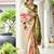 Multi color satin silk blend classic digital printed sarees