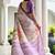 Multi color satin silk blend classic digital printed sarees