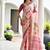 Multi color satin silk blend classic digital printed sarees