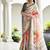 Multi color satin silk blend classic digital printed sarees