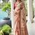 Multi color satin silk classic digital printed sarees