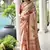 Multi color satin silk blend classic digital printed sarees
