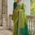 Pista color  silk blend pochampally ikkat saree