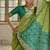 Pista color raw silk pochampally ikkat saree