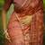 Multicolor dhanwari cotton digital print zari border saree