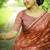 Multicolor dhanwari cotton digital print zari border saree