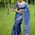 Multicolor dhanwari cotton digital print zari border saree