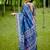 Multicolor dhanwari cotton digital print zari border saree