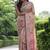 Multicolor tussar silk flower print sarees