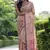 Multicolor tussar silk blend flower print sarees