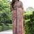 Multicolor tussar silk flower print sarees