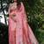 Multicolor tussar silk flower print sarees