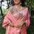 Multicolor tussar silk flower print sarees