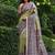 Mehendi green color tussar silk madhubani print saree