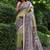 Mehendi green color tussar silk madhubani print saree