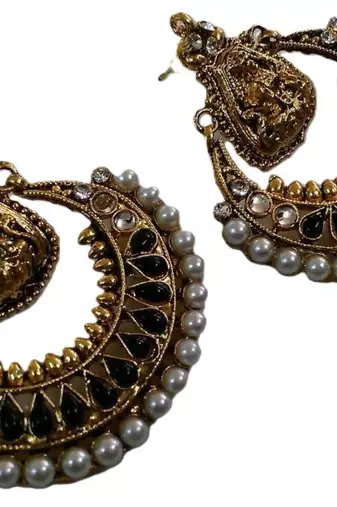 Designer Black colour Ram Leela earings