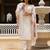 Women's white viscose chanderi silk embroidered kurta pant set with jacquard organza dupatta