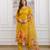 a-line floral printed kurti pant set with digital print dupatta (s to xxl)